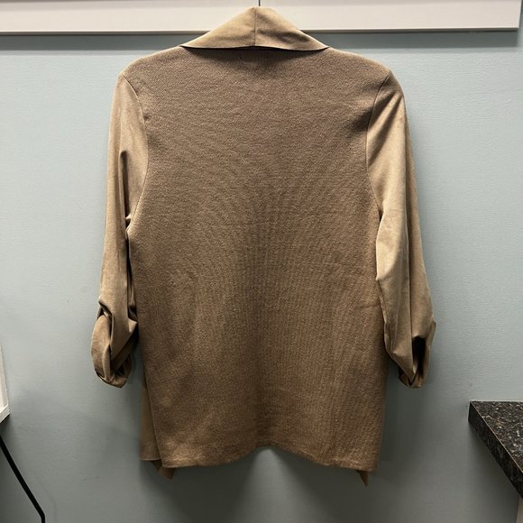 Parfois Asymmetrical Cardigan with Shawl Collar Size S - Picture 3 of 6